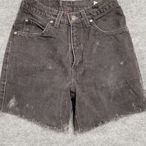 Black Denim Cutoff Shorts LEVIS ORANGE TAB SIZE 5